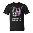 I'd Rather Be Playing Tag Tシャツ