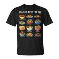 I'm Just Here For The Filipino Food トラディショナルピノイフード Tシャツ