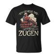 Ich Genieße Das Leben Inollen Zügen 通勤鉄道 Tシャツ