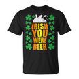 Irish You Were Beer 聖パトリックの日 ビアマグ 面白い Tシャツ
