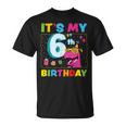 It's My 6Th Birthday Happy 6Ix Year T-Rex 恐竜 面白い Tシャツ