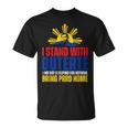 Itand With Digong Duterte Prrd Du30 フィリピン国旗 Tシャツ
