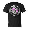 It's Race Day Racing Mom Of A Racer Mother Racing Mama Small Black T-Shirt