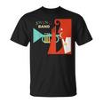 Jazz Music Player スイング バンド レトロ ヴィンテージ 70年代 Tシャツ