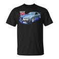 Jdm Car-Spec Kv2 シルバー Bnr34 レース Tシャツ