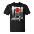 Jdm15 シルビアジャパン ドリフトカー ライジングサンチューニング Tシャツ