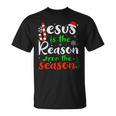 Jesus Is The Reason For Theeason クリスマス 神の信仰 Tシャツ