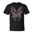 Joli Papillon Multicolore Coloré T-Shirt