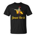 Jousting Joust Do It 中世の騎士tシャツ Tシャツ