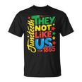 Junenth 1865 Black History Month Black Lives Matter Men T-Shirt