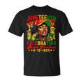 Junenth Celebrating Black Freedom 1865 African Women T-Shirt