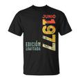 Junio 1977 Retro 1977 Año 1977Intage 1977 Desde 1977 Camiseta unisex