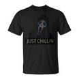 Just Chillin ゴーストフェイス Tシャツ