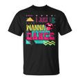 I Just Wanna Dance Lovers ファニーダンシングファン レトロダンサー Tシャツ