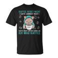 Kaffee Redet Nicht Kaffee Jammert Nicht Cat 諺 Tシャツ
