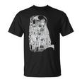 The Kiss グスタフ・クリムト クラシック アールヌーボー グラフィック Freedom Tシャツ