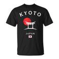 Kyoto Japón Bandera Japonesa Kyoto Palacio Imperial Recuerdo Camiseta unisex