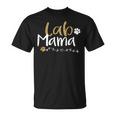 Lab Mom Lab Mama ラブラドールレトリバー シャツ かわいいペット愛好家 犬 Tシャツ