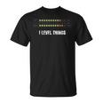 I Level Things サウンドエンジニア レコーディングスタジオu メーターミキサー Dj Tシャツ
