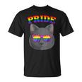 Lgbt Britishhorthair Cat Gay Pride Rainbow Lgbtq Kitty Tシャツ
