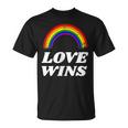 Lgbt フラッグ プライド ポケット レインボー Love Wins パーティー レインボー Tシャツ