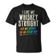 Like My Whiskeytraight Friends Lgbtq Gay Pride Proud Ally Tシャツ