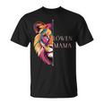 With Lion Mum Mother Colourful Motif For Mother's Day Or Birthdays S T-Shirt