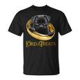 Lord Of The Treats 御馳走の主-クリスマスのための面白い黒いパグ犬 Tシャツ