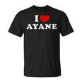 I Love Ayane 私は愛する Ayane Tシャツ