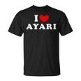 I Love Ayari 私は愛する Ayari Tシャツ