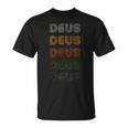 Love Heart Deus グランジ ビンテージスタイル ブラック デウス Tシャツ