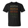 Love Heart Kona グランジ ビンテージスタイル ブラック コナ Tシャツ