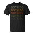 Love Heart Nothing グランジ ビンテージスタイル ブラック Nothing Tシャツ