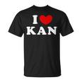 I Love Kan 私は愛する Kan Tシャツ