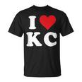 I Love Kc Initials I Heart KC First Last Name K C Tシャツ