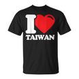 I Love Taiwan 台北国旗 ハートトラベル 台湾製品 Tシャツ