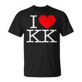 I Love ハート Kk Tシャツ