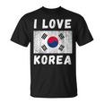I Love 韓国 韓国 家族 旅行 お土産 Tシャツ
