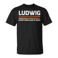 Ludwig Everything Else Is Noise クラシック音楽ドラムスティック Tシャツ