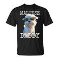 Maltese Daddyマルチーズ お父さん 犬 お父さん 父の日 お父さん スウィート・マルチーズ Tシャツ