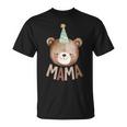 Mama Teddy Bear 1St Birthday Boy Girl Family Matching Party T-Shirt Mama Teddy Bear 1St Birthday Boy Girl Family Matching Party T-Shirt