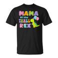 Mama Of The Three Rex Birthday Dinosaur Family Matching T-Shirt