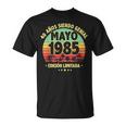 Mayo 1985 40 Años Hombre Cumpleaños Regalo Mayo 1985 Camiseta unisex