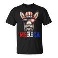 Merica Mule Donkey Patriotic 4Th Of July 面白い キッズ メンズ レディース Tシャツ