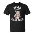 Mmaファイトチーム 面白い総合格闘技の豚 Tシャツ