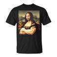 Mona Lisa Bodybuilding Mona Lisa Muscle Gym Workout Tシャツ