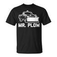 Mr Plow 面白い 皮肉なノベルティプラウトラック Tシャツ