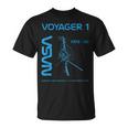 Nasaoyager 1 宇宙船は1977年9月5日に打ち上げられました Tシャツ