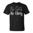 No Guts No Glory ジム ハッスル 成功 モチベーションアップ Tシャツ