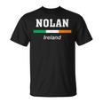 Nolan Irish Family Name 聖パトリックデー アイルランド国旗 Tシャツ